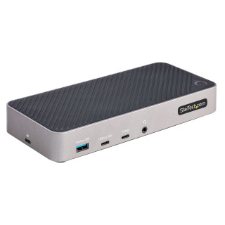 StarTech.com Station d'Accueil Triple Moniteur USB-C - Dock Triple HDMI/DP 4k USB-C - Hub USB 5x - GbE - 100W PD - Docking Stat