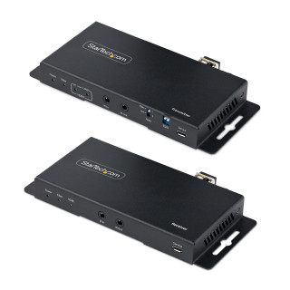 StarTech.com Kit Extender HDMI Fibre Optique - 4K60Hz jusqu'à 1km (Monomode) ou 300m (Multimode) Fibre optique LC, HDR, HDCP, 