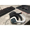 HP 6MF36AA Casque Avec fil Arceau Jouer USB Type-A Blanc