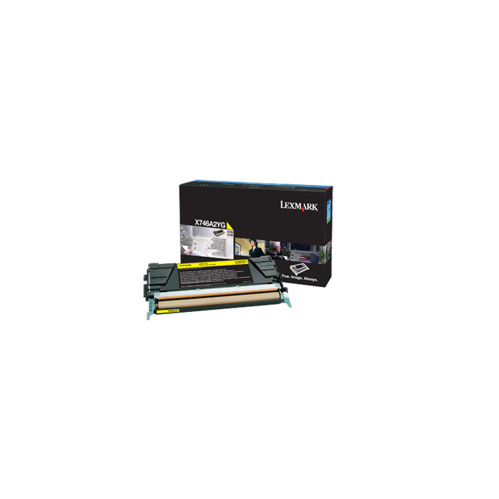 Lexmark X746A2YG toner cartridge 1 pc(s) Original Yellow