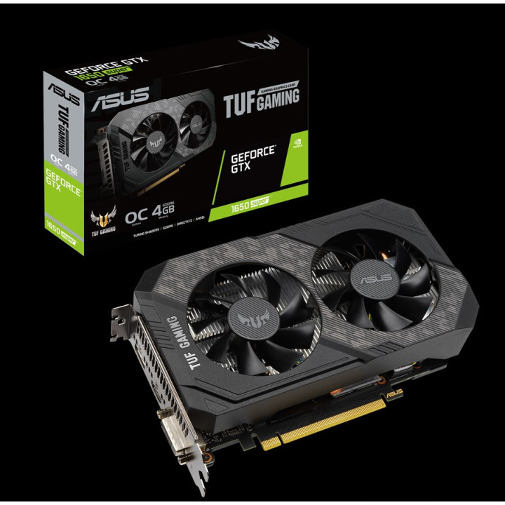 ASUS TUF-GTX1650S-O4G-GAMING NVIDIA GeForce GTX 1650 SUPER 4 Go GDDR6