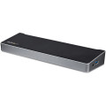StarTech.com Station d'Accueil USB 3.0 à 3 Écrans avec 2x 4K DisplayPort et HDMI - Hub USB-A à 5 Ports (1x Fast-Charge), Aud