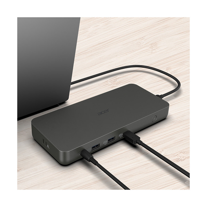 Acer USB Type-C Docking Station D501 Station d'accueil USB 3.2 Gen 1 (3.1 Gen 1) Type-C Gris