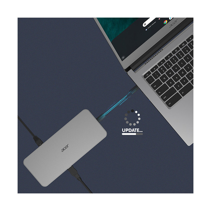 Acer USB Type-C Docking Station D501 Station d'accueil USB 3.2 Gen 1 (3.1 Gen 1) Type-C Gris