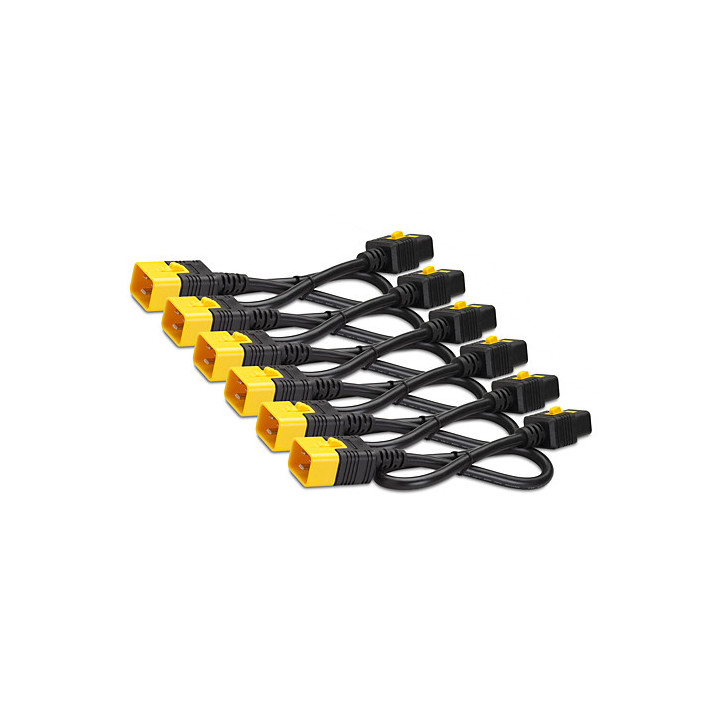 APC , Power Cord Kit (6 ea), Locking, C19 to C20, 0.6m