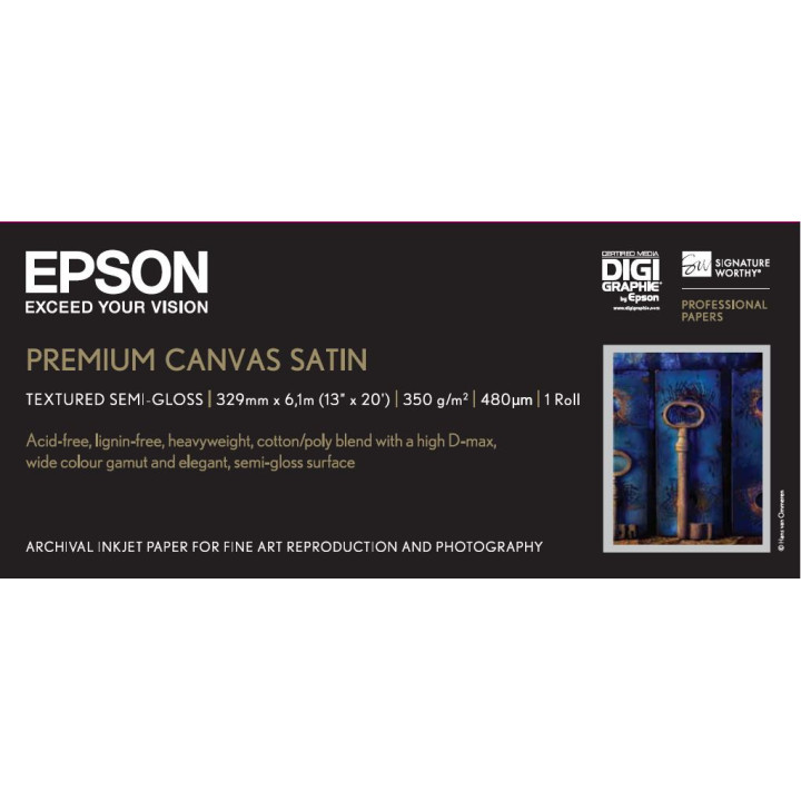 Epson Toile Premium Canvas Satin 350g 13" (0,33x6,1m)