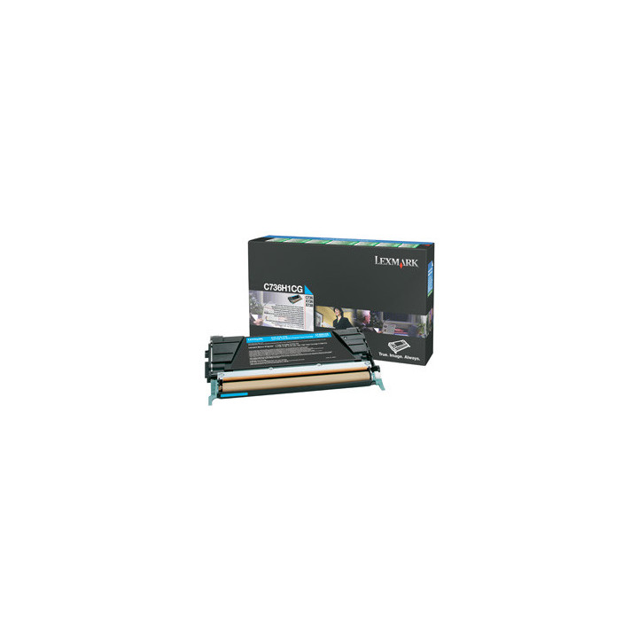 Lexmark C736H1CG toner cartridge 1 pc(s) Original Cyan