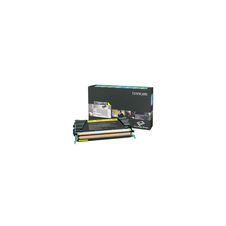 Lexmark C736H1YG toner cartridge 1 pc(s) Original Yellow