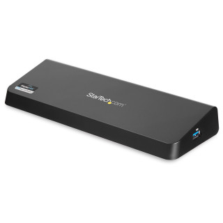 StarTech.com Station d'Accueil USB 3.0 Double Écran avec HDMI et DisplayPort 4K - USB 3.0 vers 4x USB-A, Ethernet, HDMI et DP 