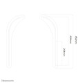 Neomounts NM-USP100BLACK Support pour barre de son Sonos - max 15 kg - installation de l'écran