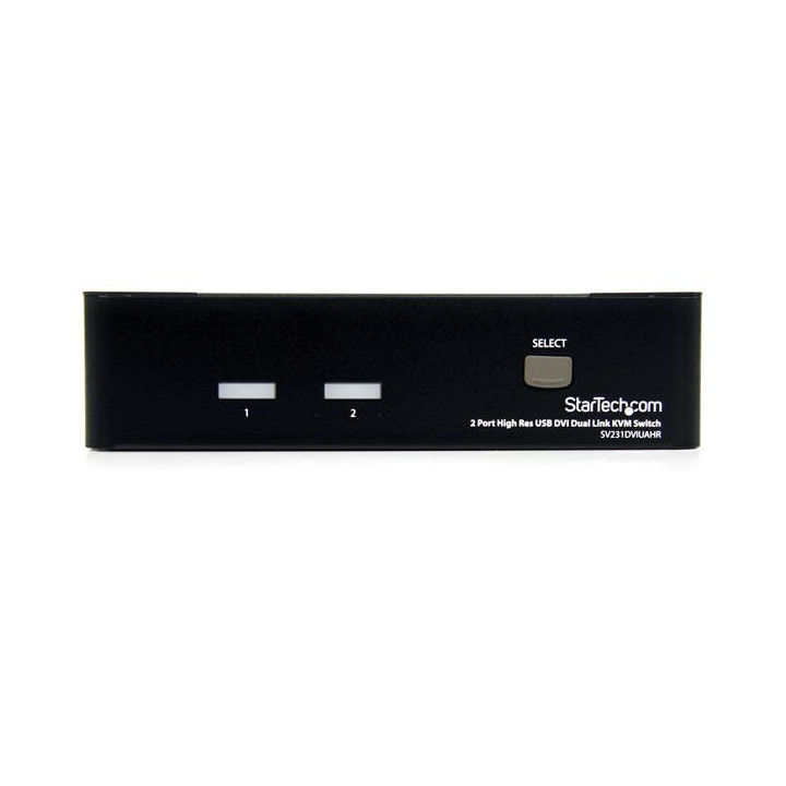 StarTech.com Commutateur KVM 2 Ports DVI, USB et Audio - Switch KVM DVI Dual Link - 2560x1600