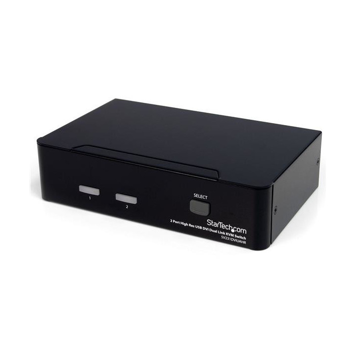 StarTech.com Commutateur KVM 2 Ports DVI, USB et Audio - Switch KVM DVI Dual Link - 2560x1600