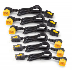 APC , Power Cord Kit (6 ea), Locking, C19 to C20 (90 Degree), 0.6m