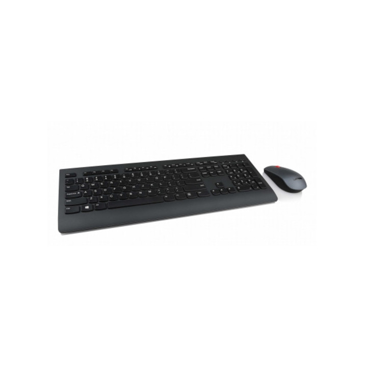 Lenovo 4X30H56828 clavier Souris incluse Universel RF sans fil QWERTY Anglais britannique Noir
