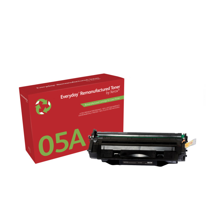 Toner remanufacturé Mono Everyday™ de Xerox compatible avec HP 05A (CE505A), Capacité standard