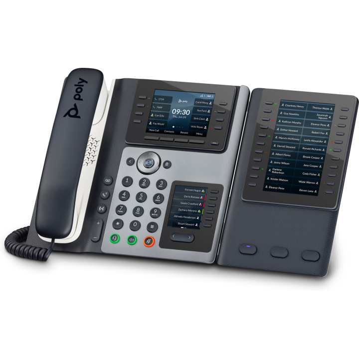 Poly Téléphone IP Edge E450 compatible PoE