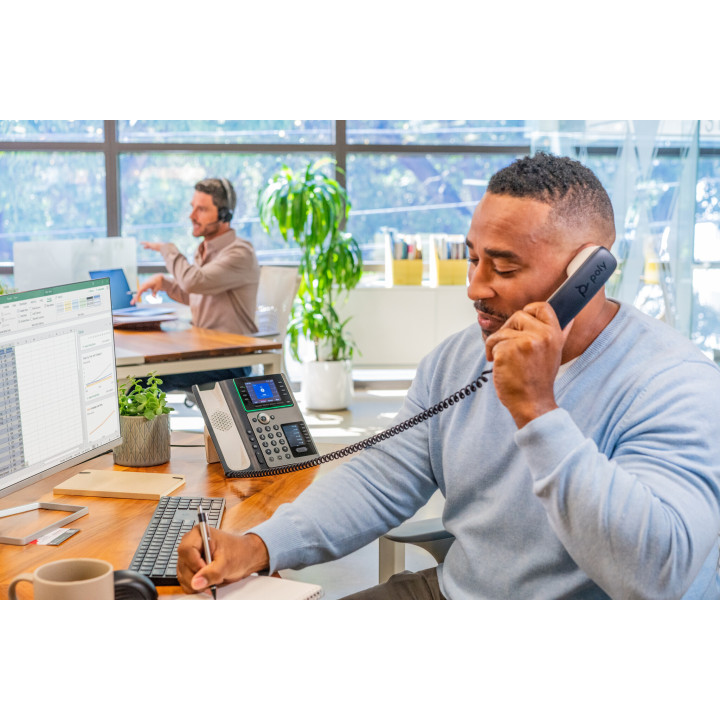 Poly Téléphone IP Edge E450 compatible PoE