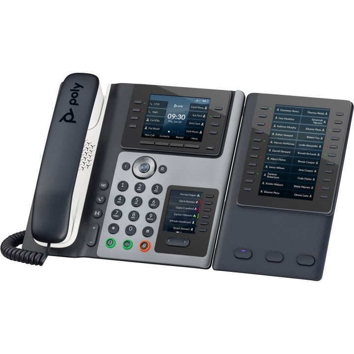 Poly Téléphone IP Edge E450 compatible PoE
