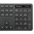 Targus EcoSmart AKB873UK clavier Universel RF sans fil + Bluetooth QWERTY Anglais britannique Noir