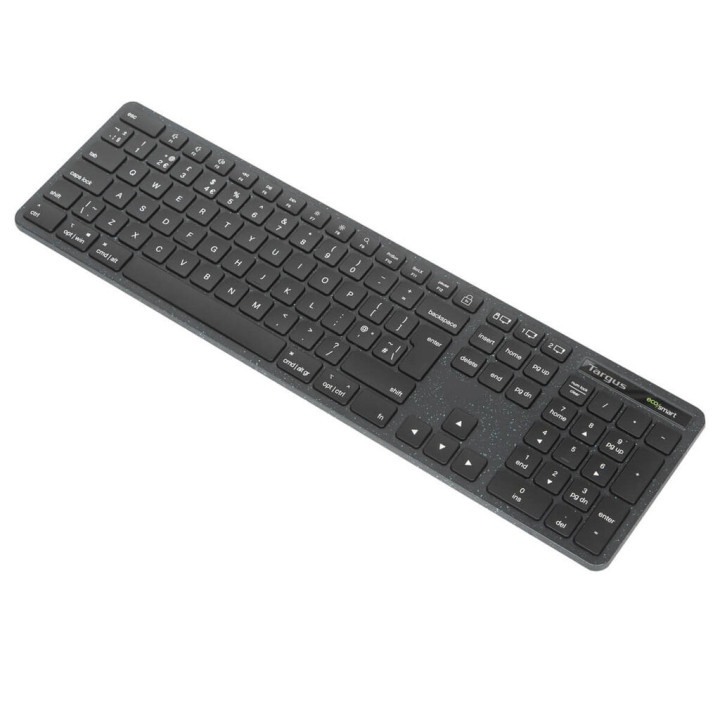 Targus EcoSmart AKB873FR clavier Universel RF sans fil + Bluetooth AZERTY Français Noir