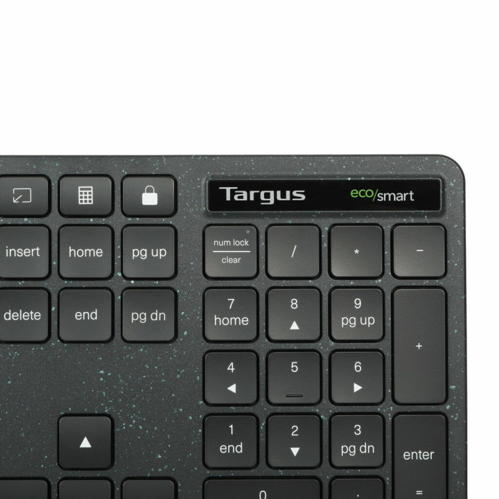 Targus EcoSmart AKB874UK clavier Universel USB QWERTY Anglais britannique Noir