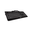 CHERRY KC 1000 SC Clavier filaire lecteur cartes à puce, noir, USB, AZERTY - FR