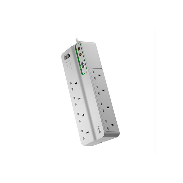 APC SurgeArrest Blanc 8 sortie(s) CA 230 V 3 m