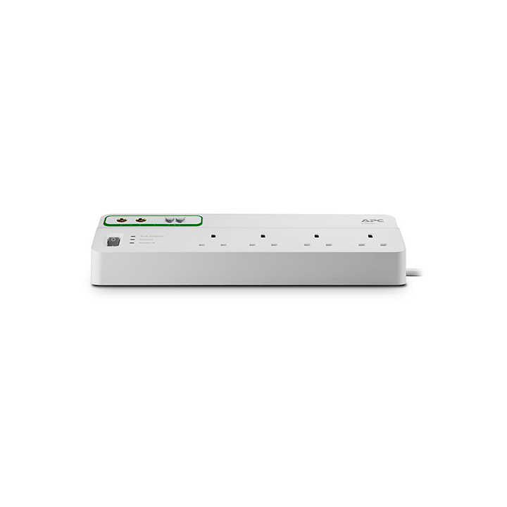 APC SurgeArrest Blanc 8 sortie(s) CA 230 V 3 m