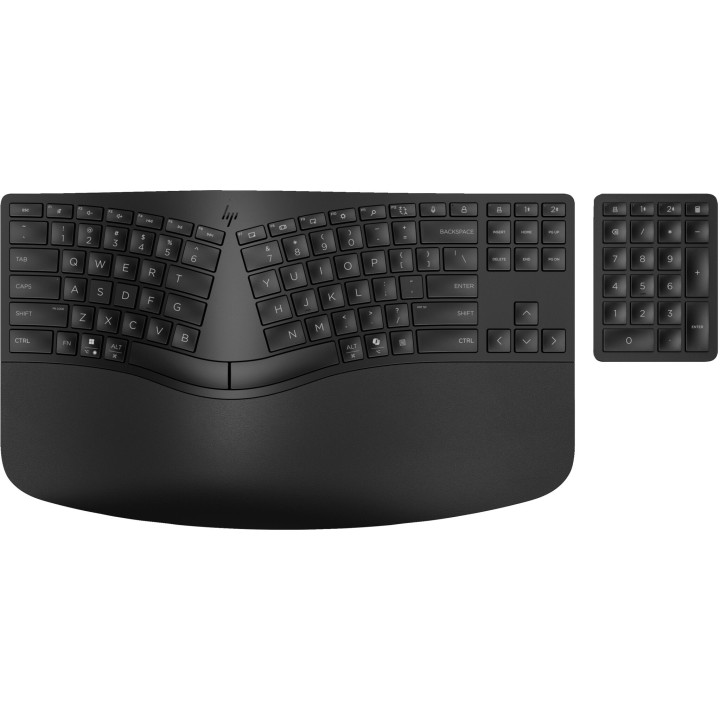 HP STORE 3PL clavier Maison RF sans fil + Bluetooth Noir