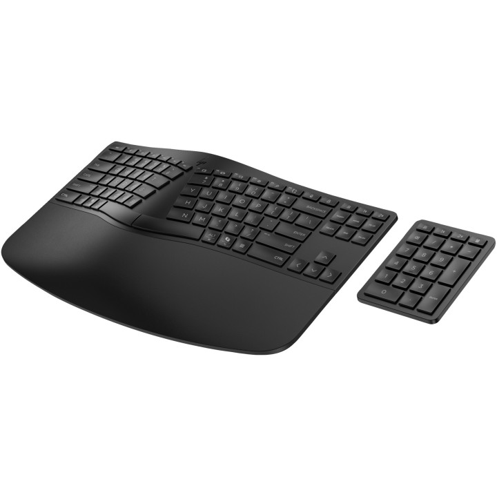 HP STORE 3PL clavier Maison RF sans fil + Bluetooth Noir