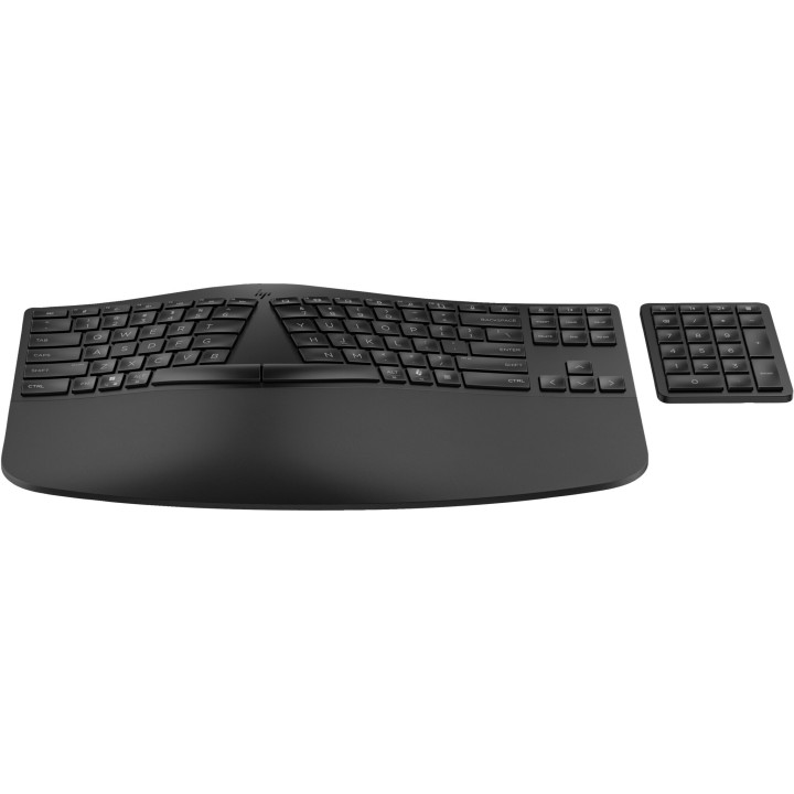 HP STORE 3PL clavier Maison RF sans fil + Bluetooth Noir