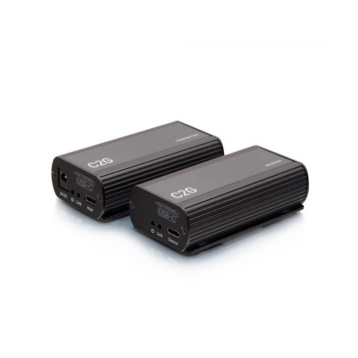 C2G Kit de rallonge d’émetteur vers récepteur 1 port USB-C® - USB 3.2 Gen 1 (5 Gbit/s)