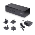 StarTech.com Switch KVM 4 Ports DisplayPort pour Deux Moniteurs, KVM 4K 60Hz, 2 Ports USB 5Gbps, 2 Ports USB 2.0 HID, Commutate