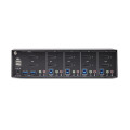 StarTech.com Switch KVM 4 Ports DisplayPort pour Deux Moniteurs, KVM 4K 60Hz, 2 Ports USB 5Gbps, 2 Ports USB 2.0 HID, Commutate