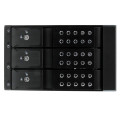 StarTech.com Rack Mobile en Aluminum Sans Tiroir pour 3x Disque Dur SAS II/SATA III 6 Gbps - Hot Swap
