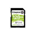 Kingston Technology Carte SDXC Canvas Select Plus 100R C10 UHS-I U3 V30 de 128 Go