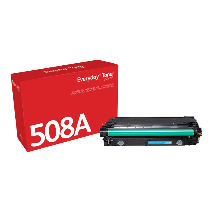 Toner Cyan Everyday™ de Xerox compatible avec HP 508A (CF361A), Capacité standard