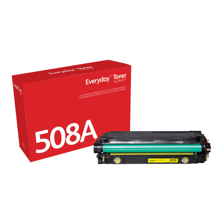 Toner Jaune Everyday™ de Xerox compatible avec HP 508A (CF362A), Capacité standard