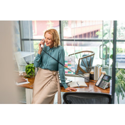 Poly Téléphone IP Edge E500 compatible PoE