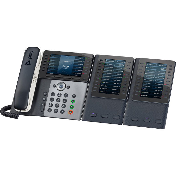 Poly Téléphone IP Edge E500 compatible PoE