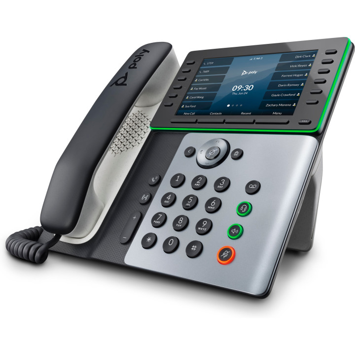 Poly Téléphone IP Edge E500 compatible PoE
