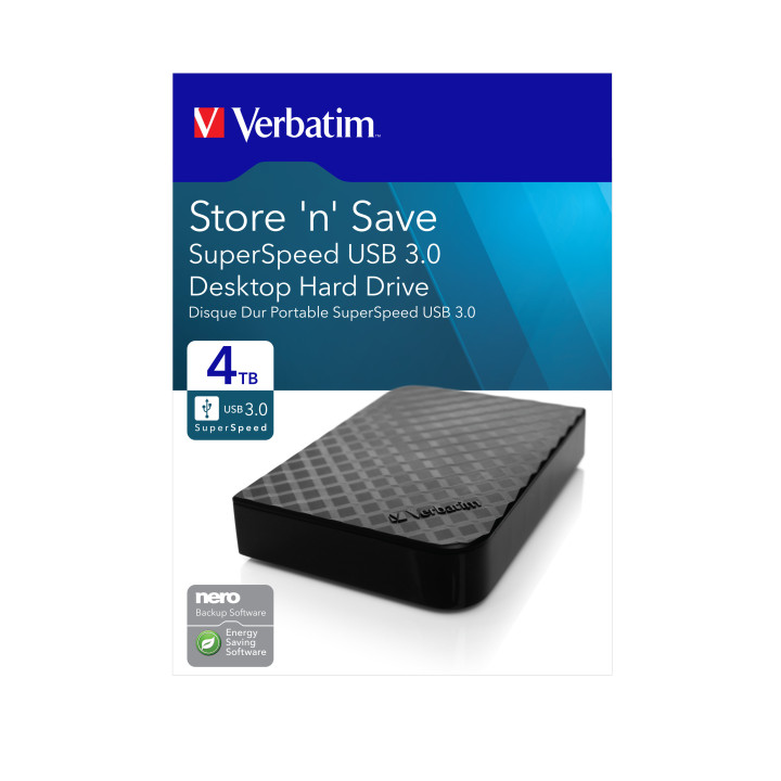 Verbatim Store 'n' Save 4 To USB 3.0