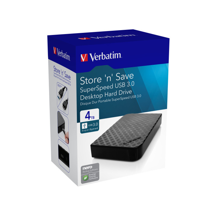 Verbatim Store 'n' Save 4 To USB 3.0