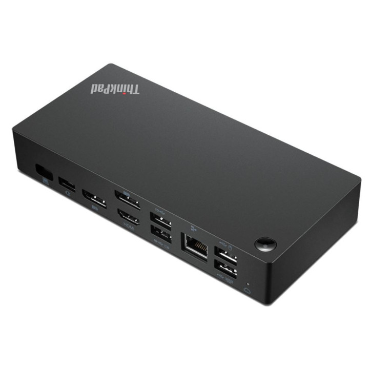 Lenovo ThinkPad Universal USB-C Smart Dock Avec fil USB 3.2 Gen 2 (3.1 Gen 2) Type-C Noir