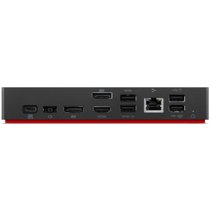 Lenovo ThinkPad Universal USB-C Smart Dock Avec fil USB 3.2 Gen 2 (3.1 Gen 2) Type-C Noir