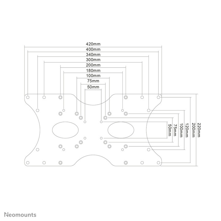 Neomounts FPMA-VESA400 Adaptateur VESA 22-52"
