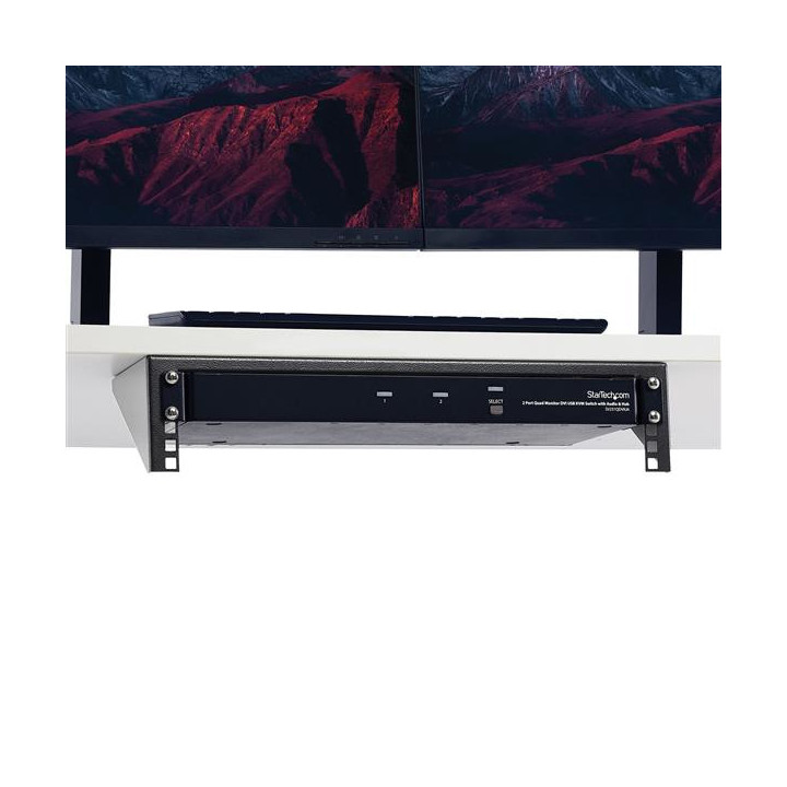 StarTech.com Support Mural en Acier pour Rack 2U - Acier - 48 cm