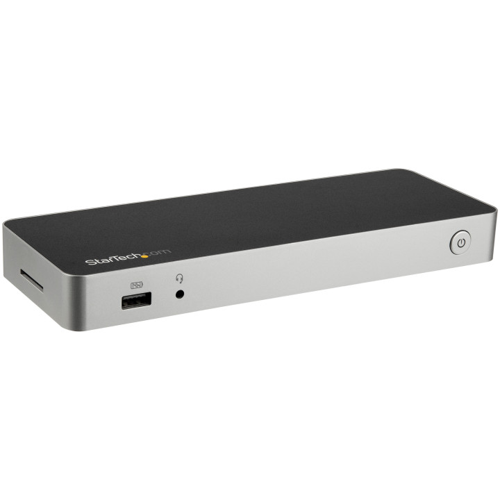 StarTech.com Station d'Accueil USB C - Double Écran HDMI & DisplayPort 4K 30Hz - Dock USB Type-C pour PC Portable 60W PD, SD, 