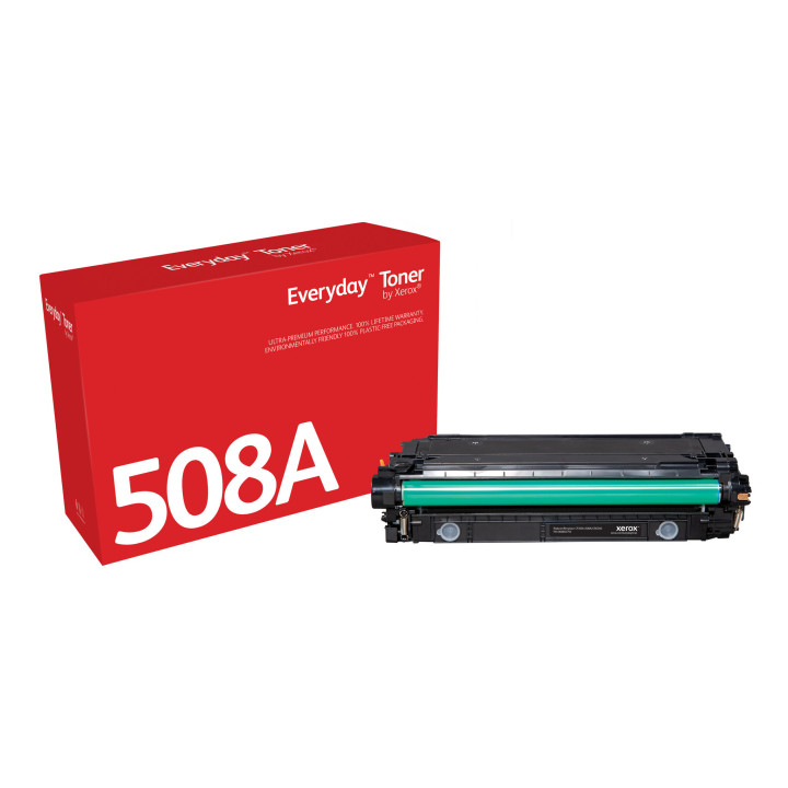 Toner Noir Everyday™ de Xerox compatible avec HP 508A (CF360A), Capacité standard