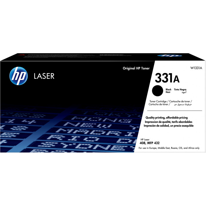 HP Cartouche d'encre laser noire authentique 331A